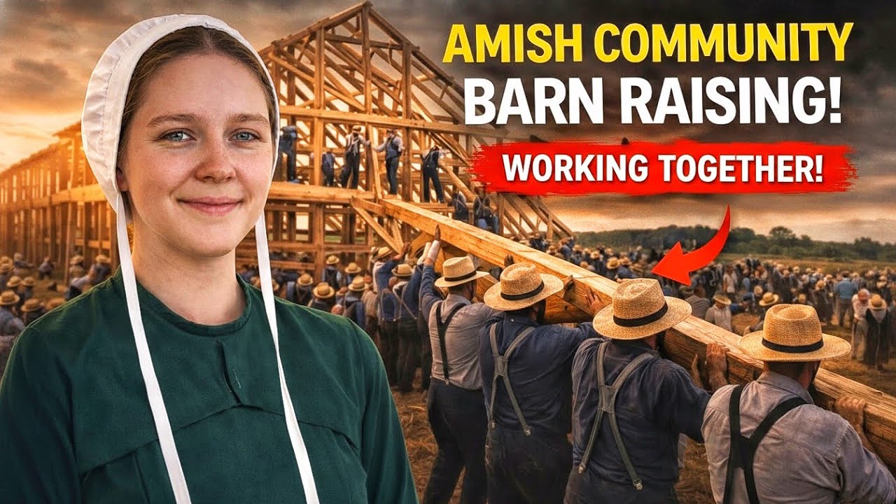 How the Amish Build a Barn in One Day (No Machines, Just Community)