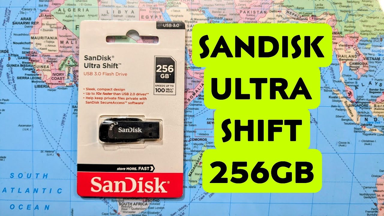 SanDisk Ultra Shift 256GB USB 3.0 Flash Drive #indiaunboxed