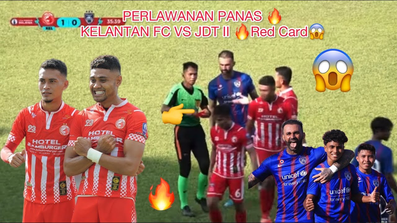 Kelantan FC 1-1 JDT II Panas🔥! Laungan 