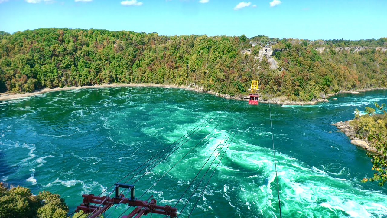 Niagara falls White water Whirpool and Ten Thousand Buddhas Sarira Stupa