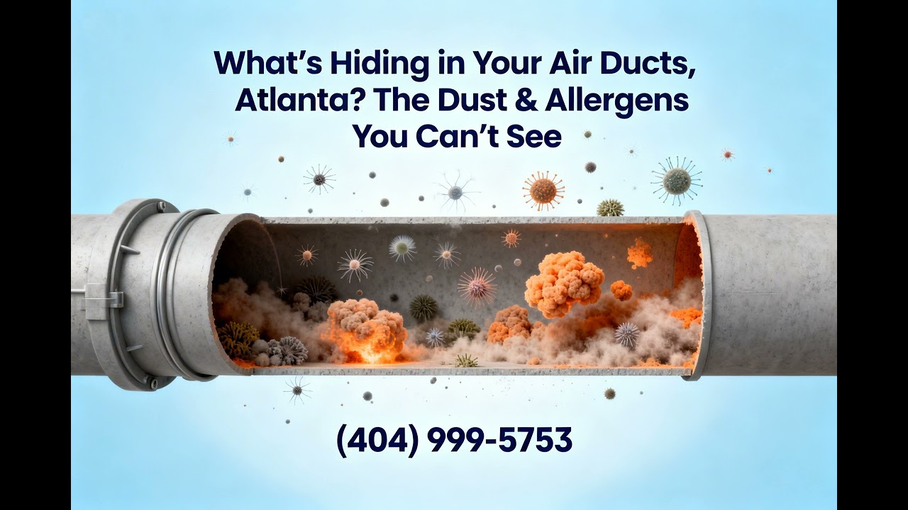 What’s Hiding in Your Air Ducts, Atlanta? The Dust & Allergens You Can’t See