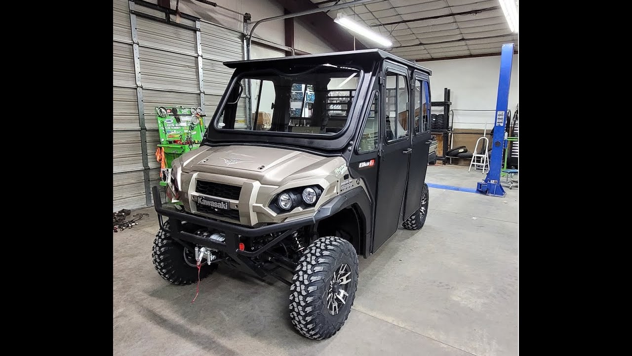 #hesteredition #kawasaki Mule Pro FXT Hester Edition Elka shocks Curtis steel cab and more!
