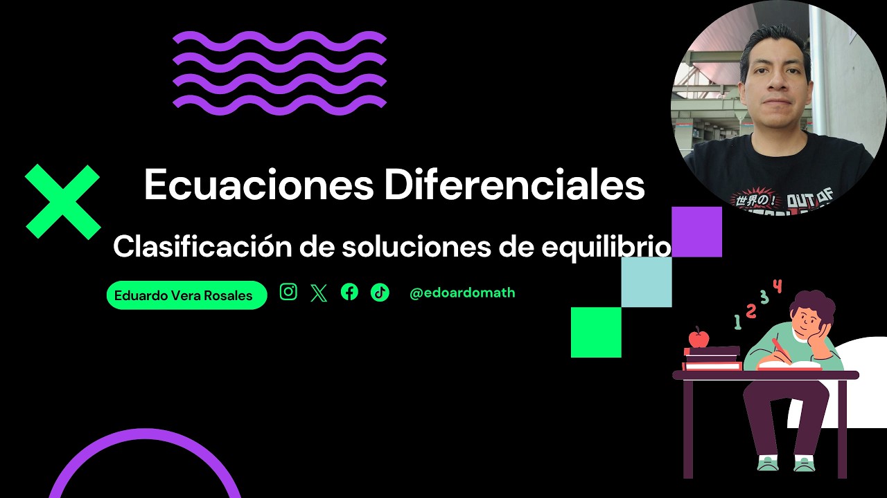 10. Clasificación de soluciones de equilibrio