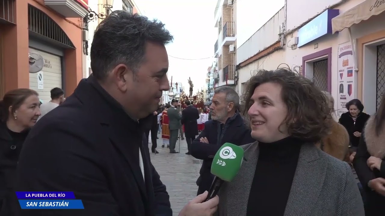 Con la salida de San Sebastián, se inician los días grandes en su honor en La Puebla del Río.