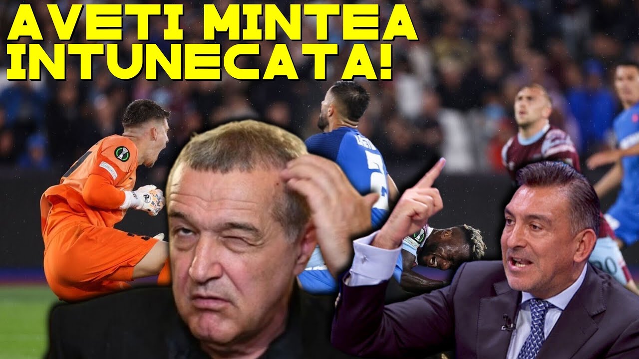 Gigi Becali s-a dezlănțuit în direct după West Ham - FCSB: ”Voi aveți mintea întunecată!”