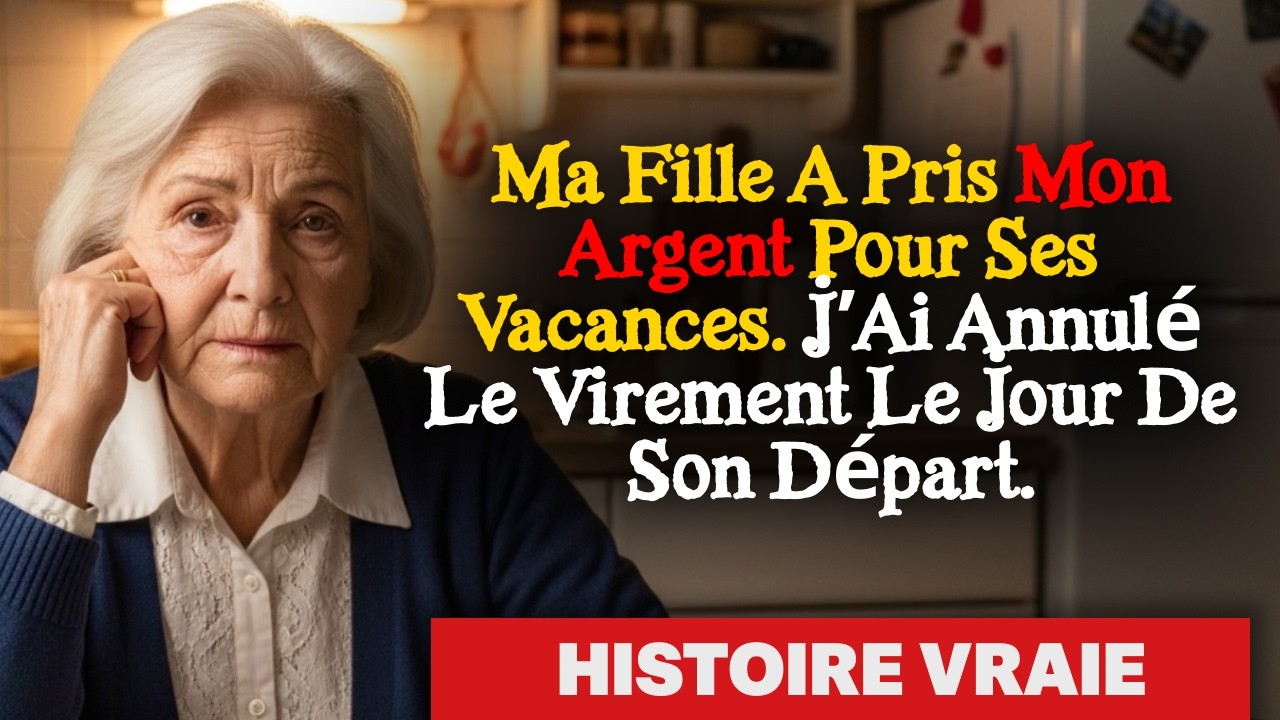 Ma Fille A Pris Mon Argent Pour Ses Vacances. J’Ai Annulé Le Virement Le Jour De Son Départ.