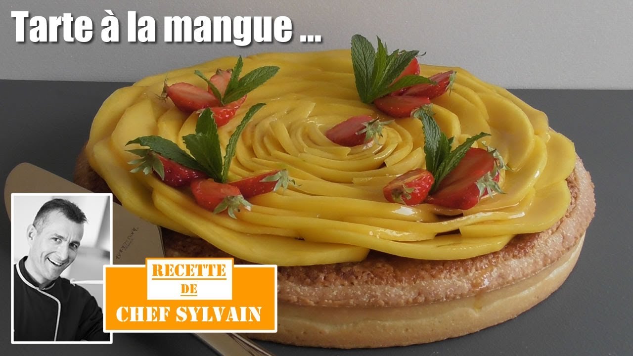 Tarte à la mangue - Recette par Chef Sylvain