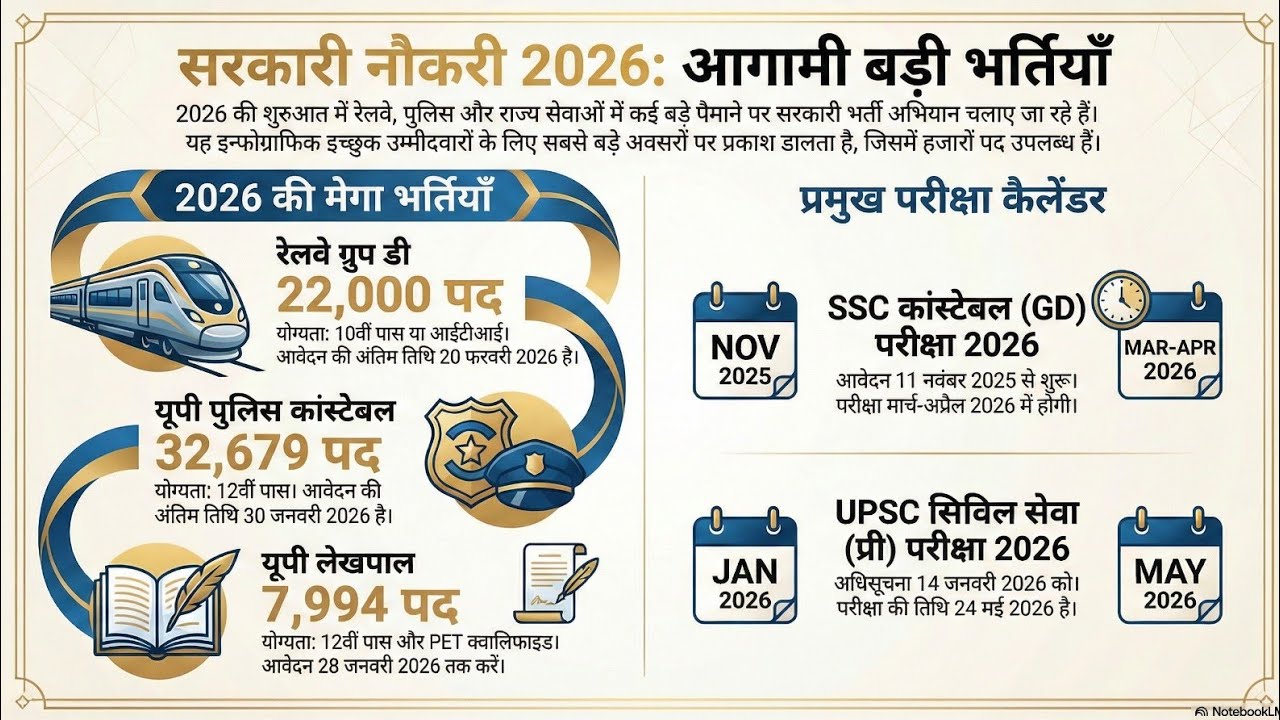 जनवरी 2026 में आने वाली सभी भर्ती ! January 2026 Vacancy Update! #viral #education #vacancy