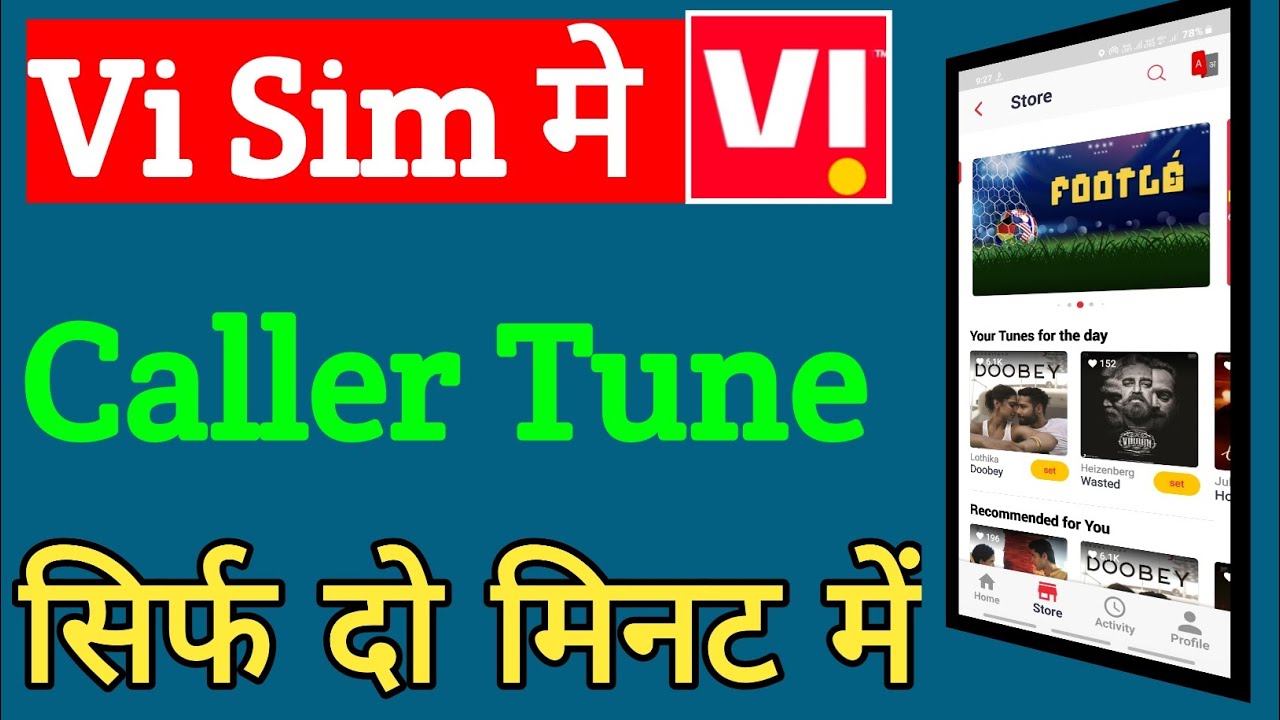 Vi Sim Me Caller Tune Kaise Lagaye 2023 | How To Set Caller Tune On Vi Sim