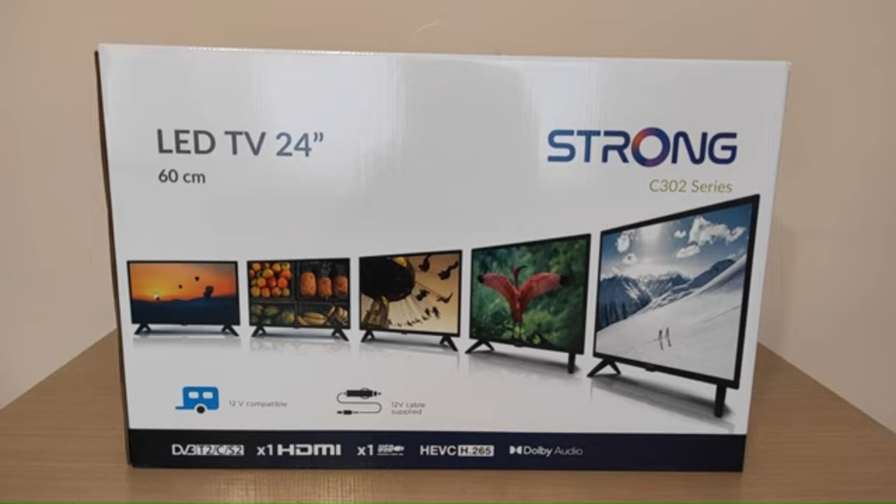 Презентация идеального телевизора для кемпинга или комнаты - STRONG SRT 24HC3023