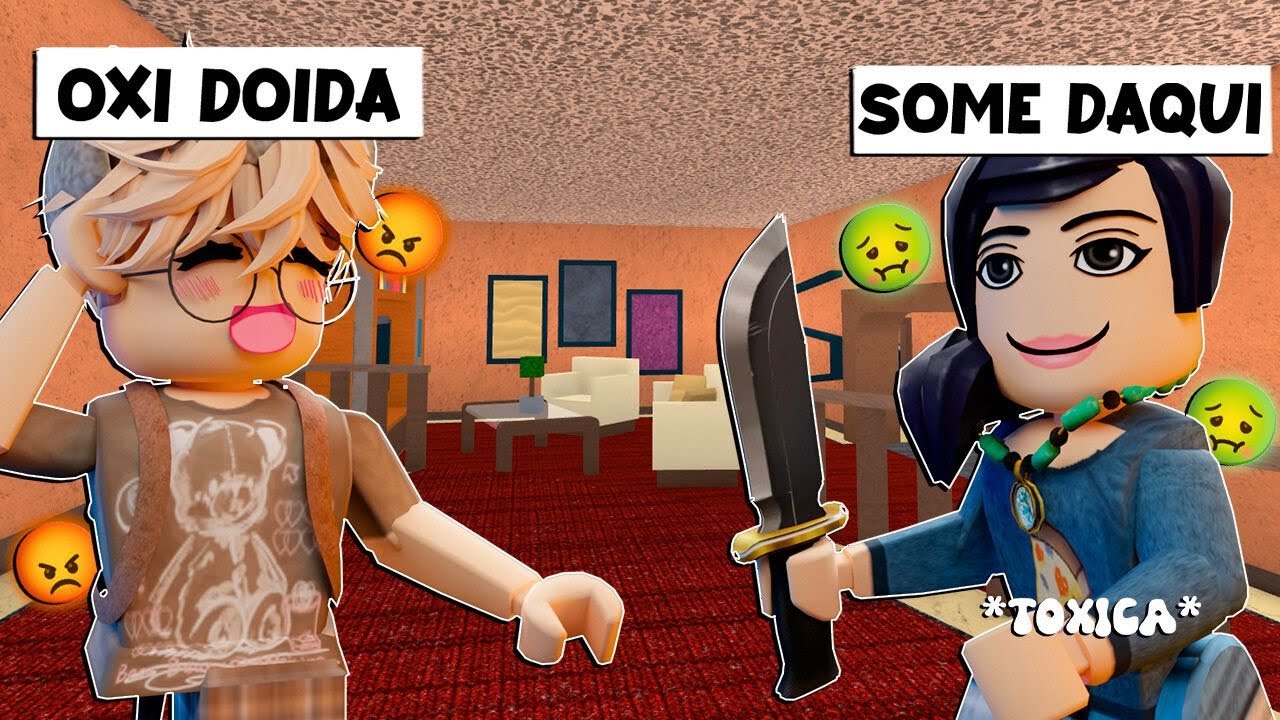 ENTREI NO SERVIDOR DE UMA INSCRITA TOXICA NO MM2... (Murder Mystery 2)