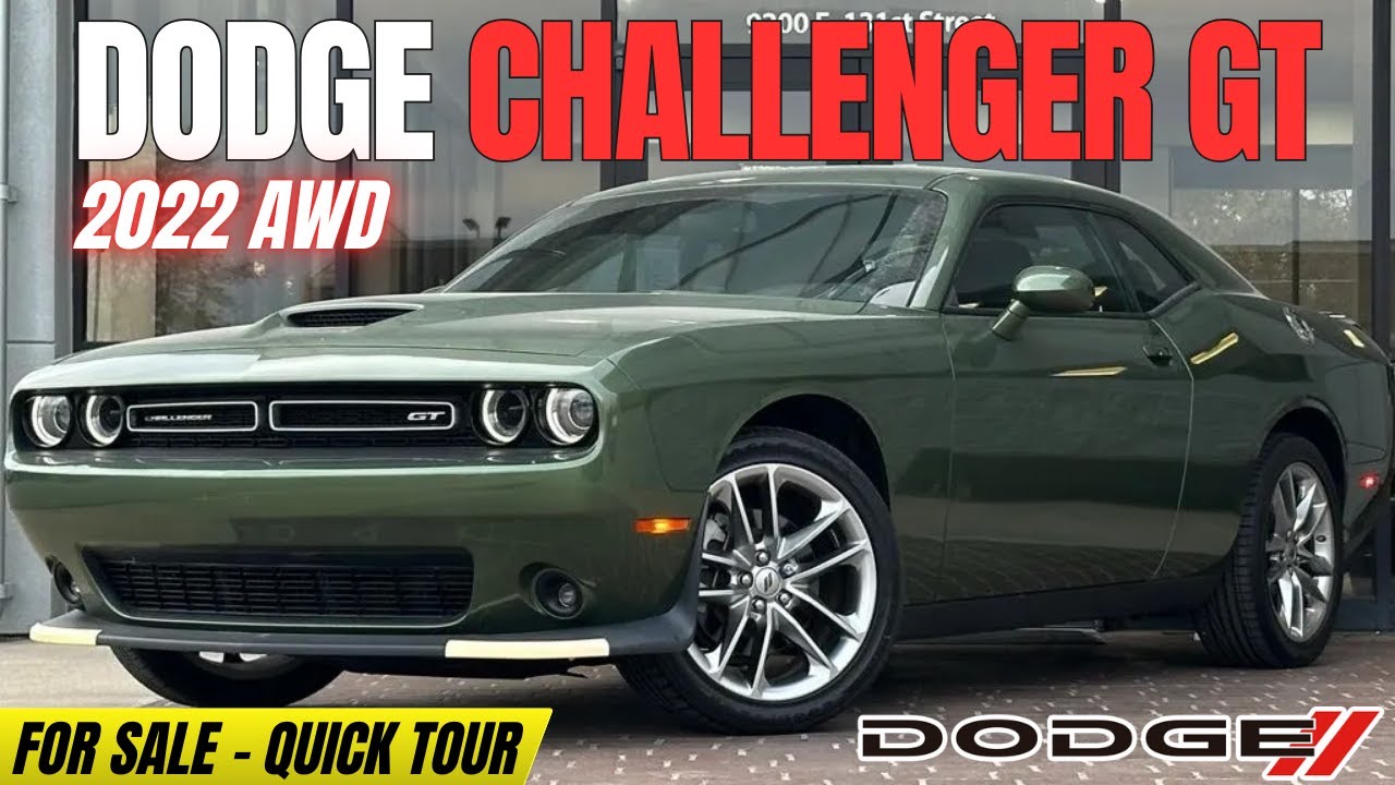 🔥 2022 Dodge Challenger GT – AWD Sport Coupe Walkaround + Features | Auto Giant USA