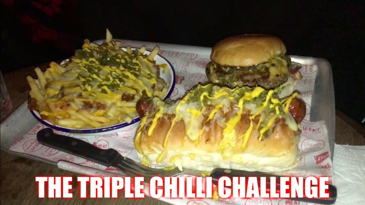 My First Ever Food Challenge | MEATLiquor's Triple Chilli Challenge - London