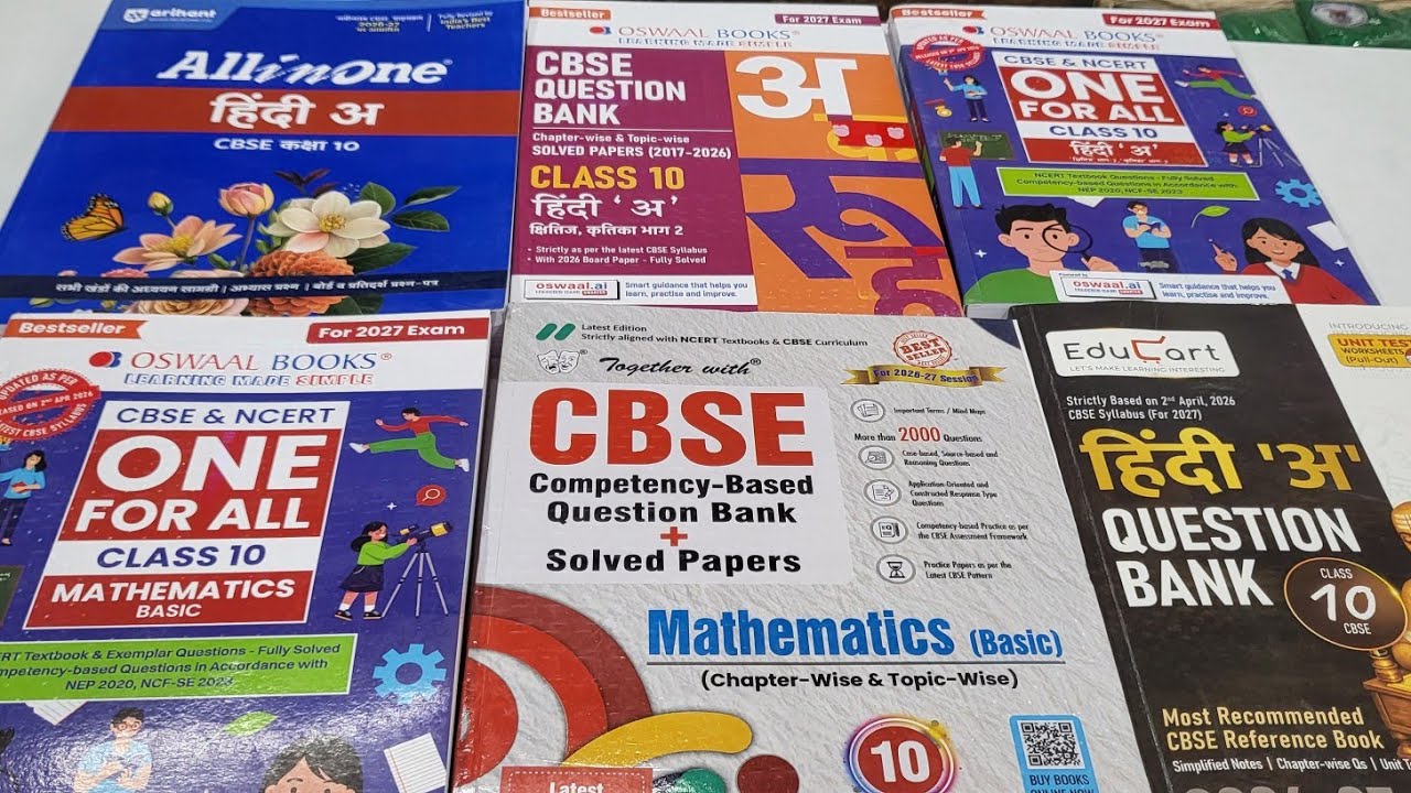 Top Most Important Questions Banks For Class 10th Hindi For CBSE Board Exams 2027 Full Reviews 