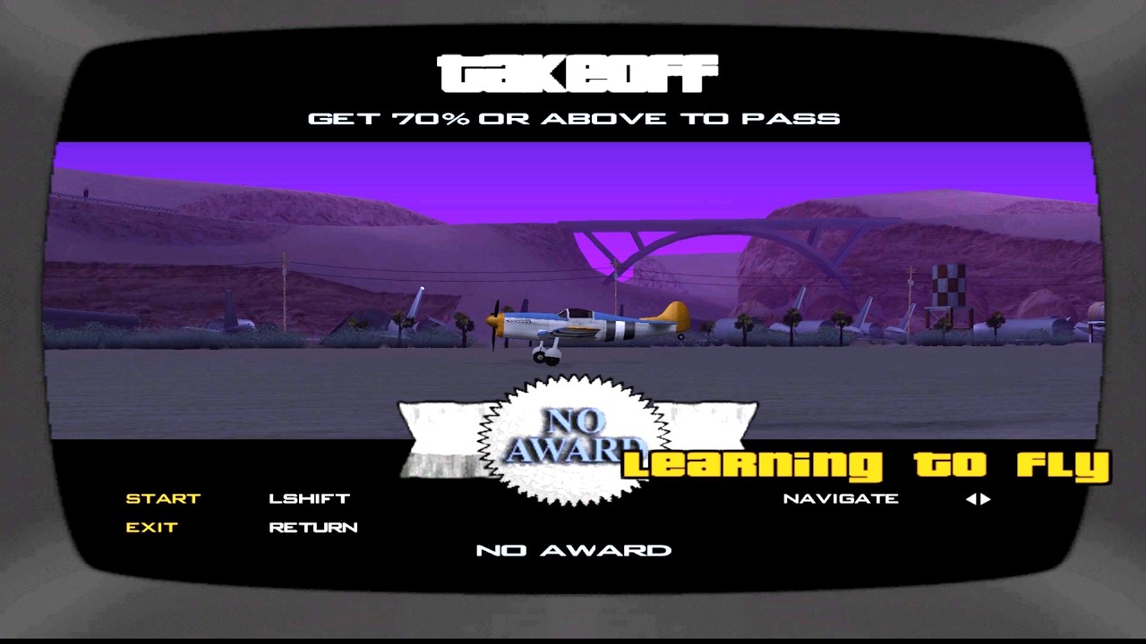 GTA San Andreas / Story Missions / Mike Toreno / Learning to Fly
