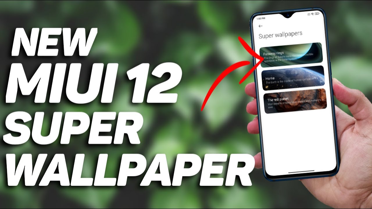 [NEW] MIUI 12 New Saturn Super Wallpaper | Download MIUI 12 Super Wallpaper for Any Xiaomi Device