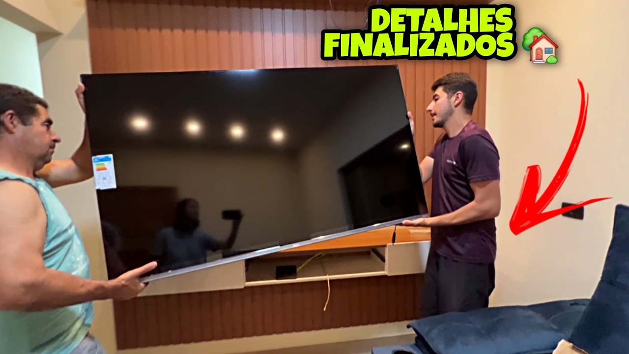 O SOFÁ CHEGOU!! AGORA TUDO ESTÁ PRONTO!!