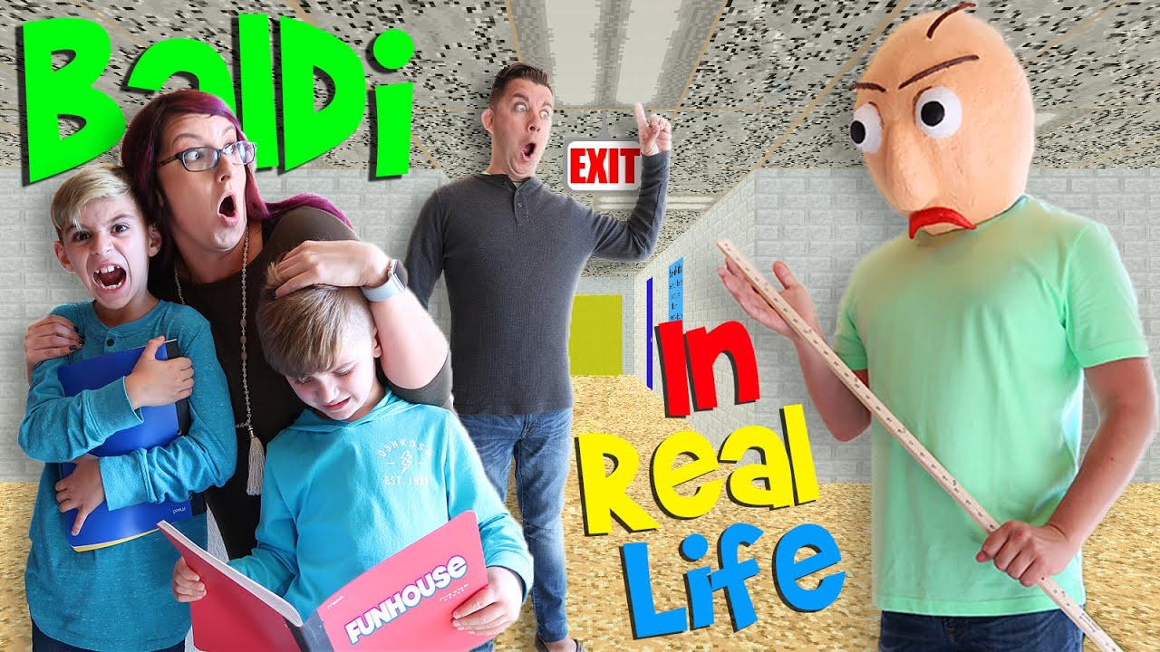 Игра Baldi's Basics В РЕАЛЬНОЙ ЖИЗНИ!