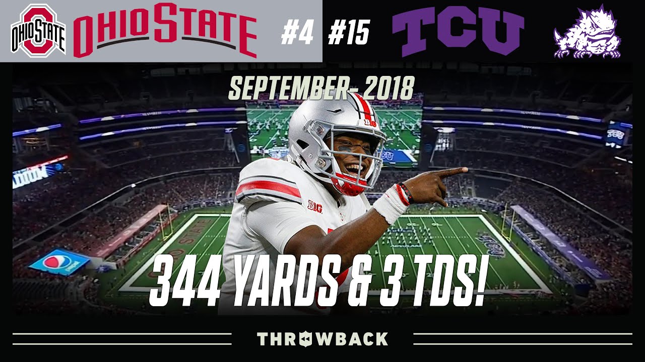 Dwayne Haskins Performs in Prime Time! (#4 Ohio State vs. #15 TCU 2018, September 15)
