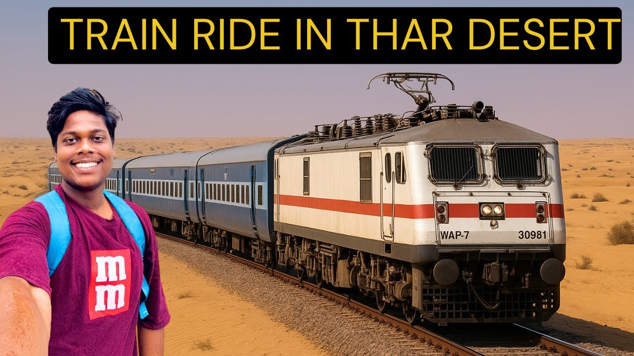 Train Ride Through India’s Golden Desert | Thar Desert Adventure|Jodhpur to jaisalmer train journey|