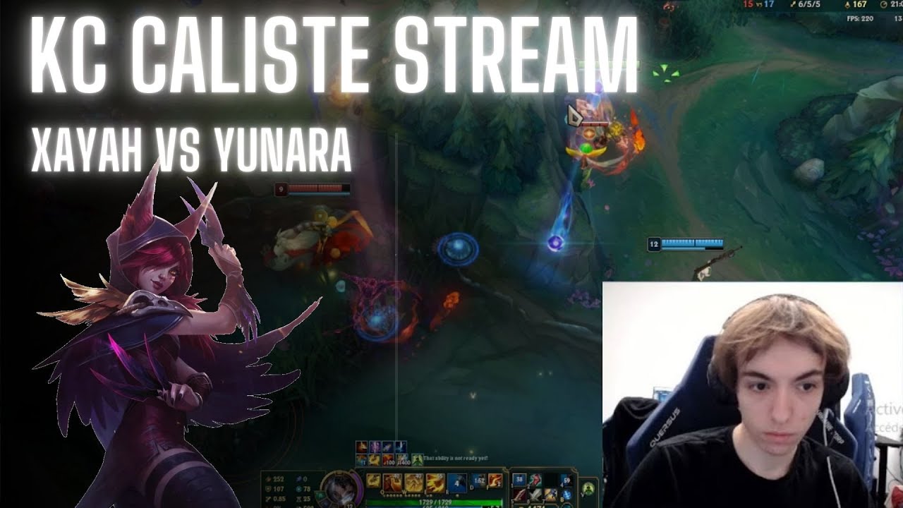KC Caliste Stream | Skeanz Caliste | Xayah VS Yunara | Challenger Gameplay