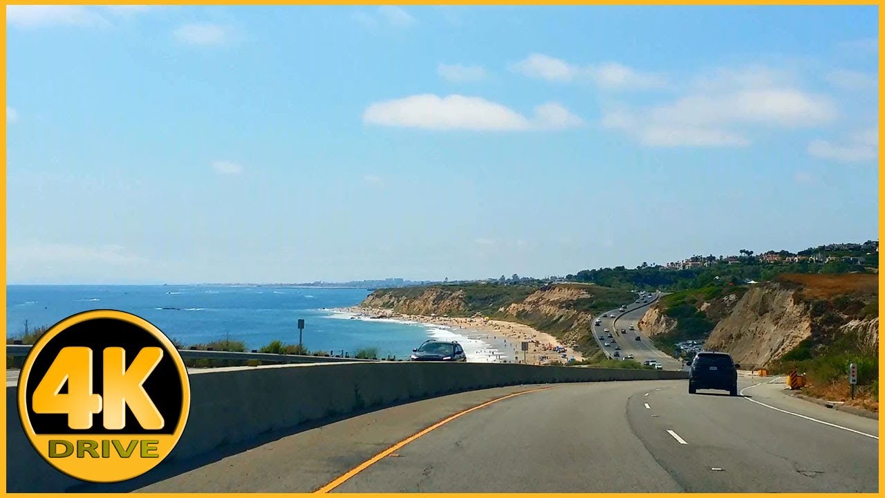 Driving Tour of CA-1 & Newport Coast Dr (Laguna Beach to Newport Beach) [4K]
