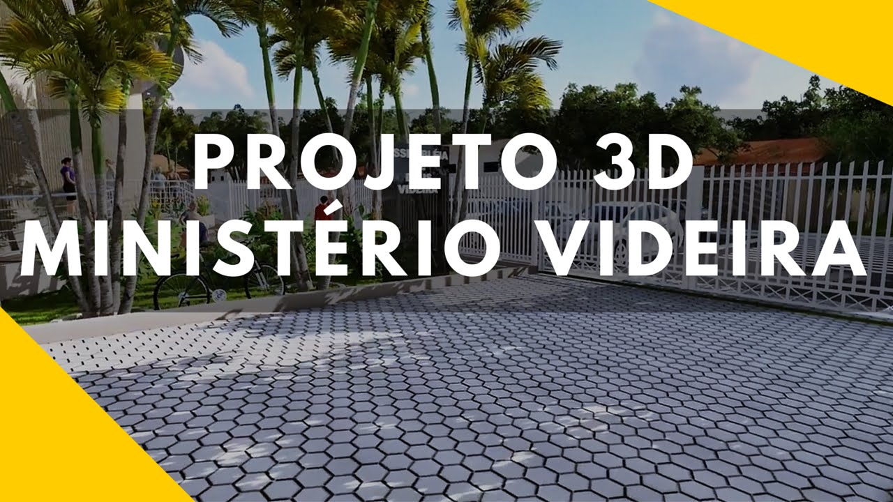 Assembléia de Deus Ministério Videira  |  Projeto 3D do novo Templo  - www.iadvideira.com