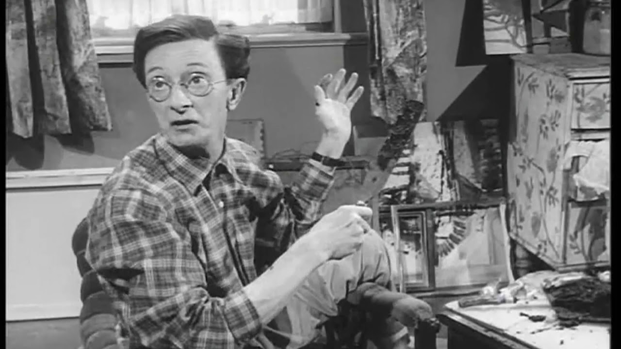 A Flicking Painter With Clive Dunn and Charles Hawtrey 1961