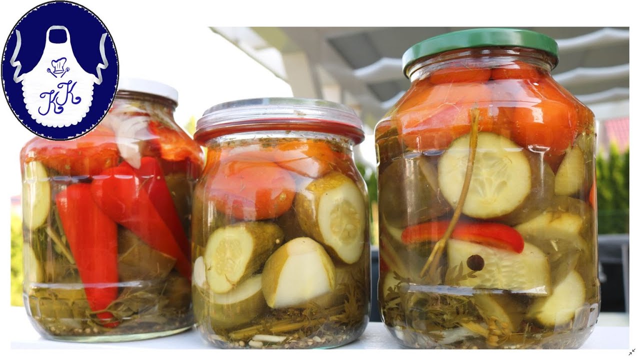 Gurken, Tomaten, Paprika süß - sauer einkochen mit genaue Anleitung