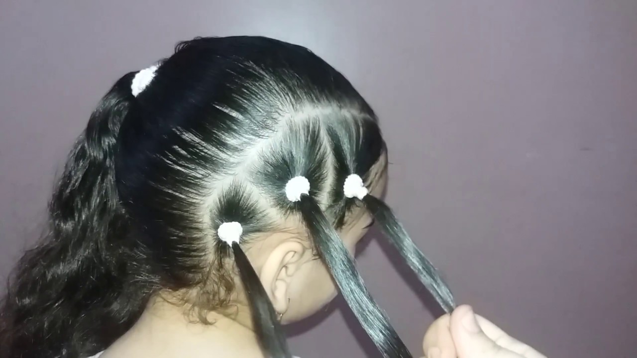 تسريحات سهله وسريعه جدا للمدرسه💕👍👍