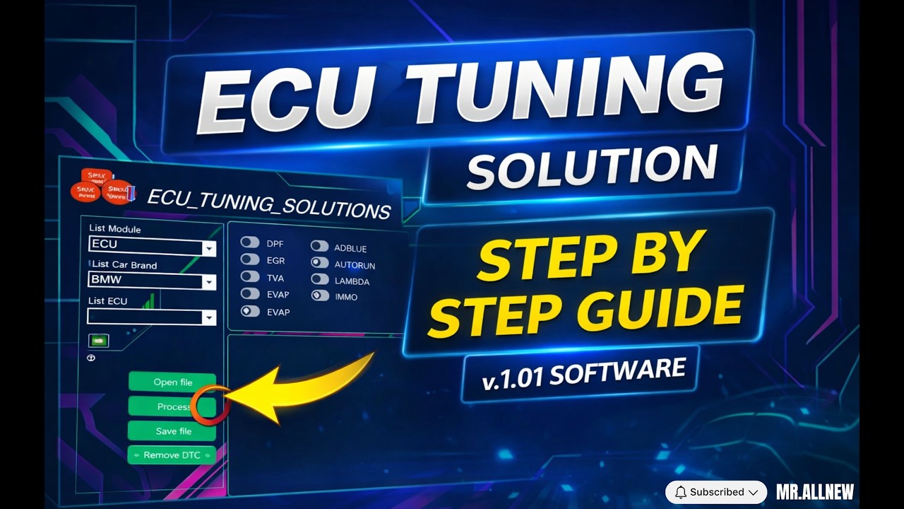 ECU TUNING SOLUTIONS V1.01 | Step By Step Guide | ECU File Processing Tutorial#ecutuning#ecutuning