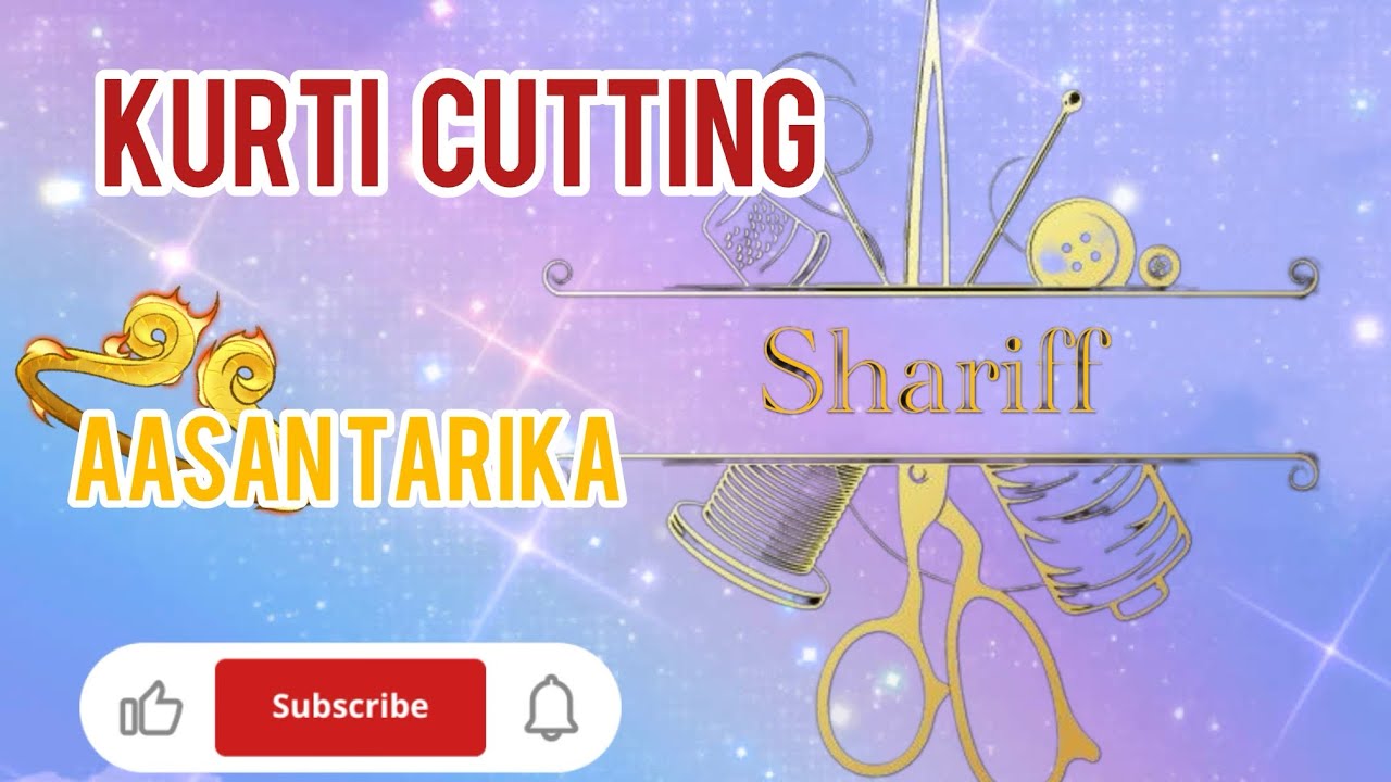 Kurti cutting Karne ka aasan trikha 
