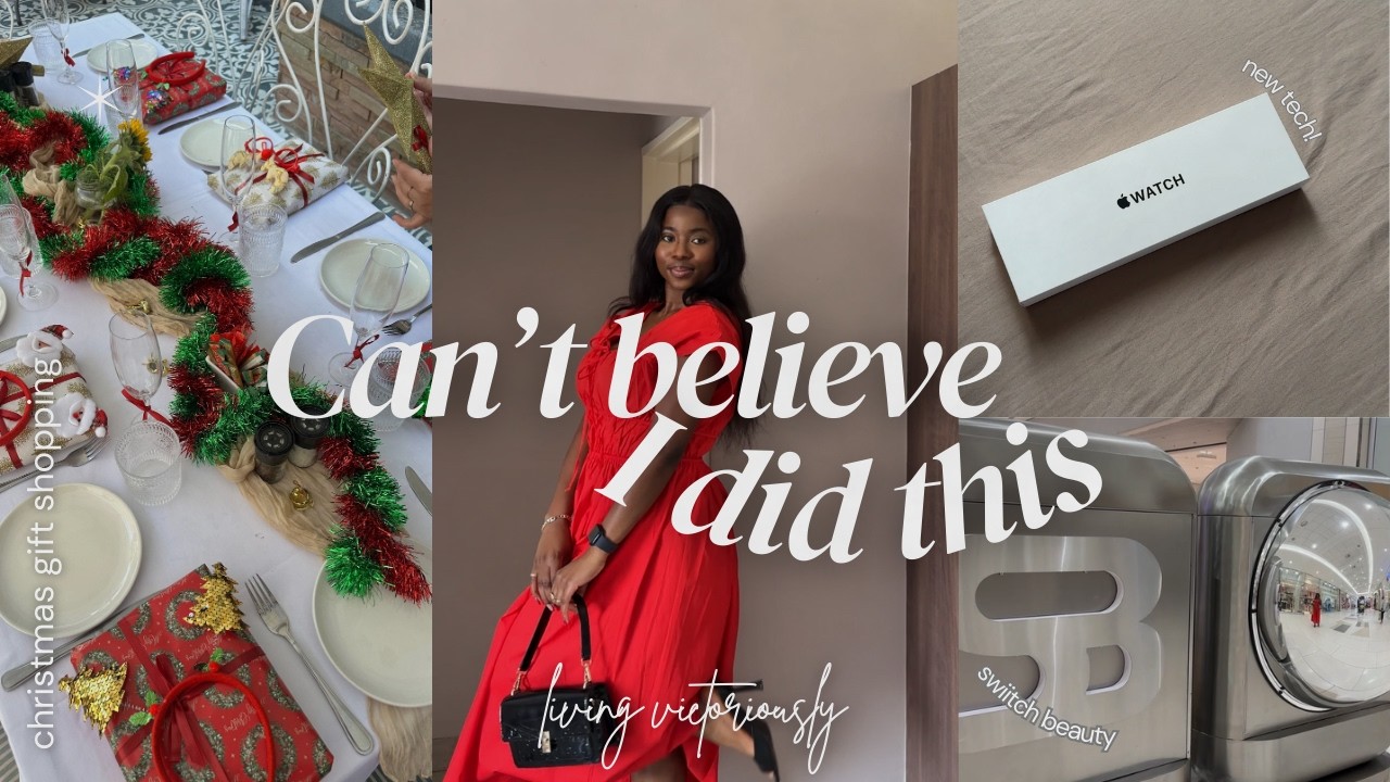 I got an Apple Watch + productive week vlog | nails, shopping, gift wrapping | living victoriously