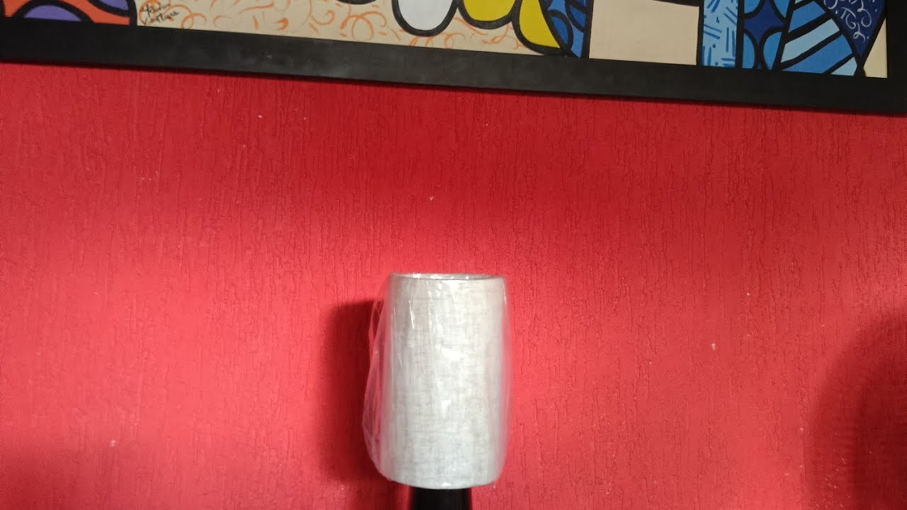  Mágica! Transformando um copo em abajur . 