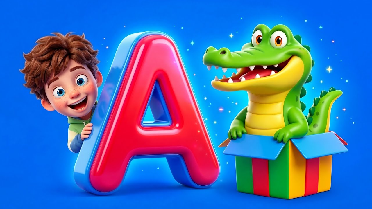 Wild Box Reveal! 🐾 26 ABC Animal Surprises with Rhys & Froggy | 3D Phonics