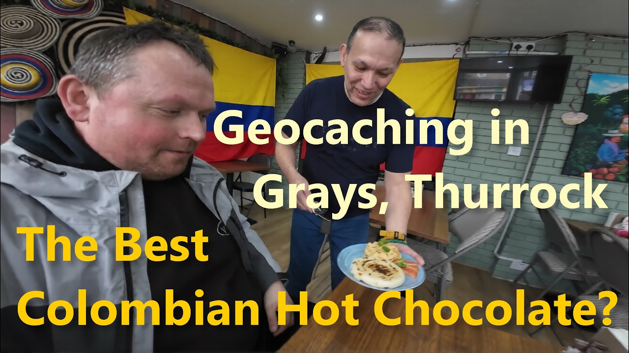Geocaching in Grays, Thurrock - And the Best Colombian Hot Chocolate!