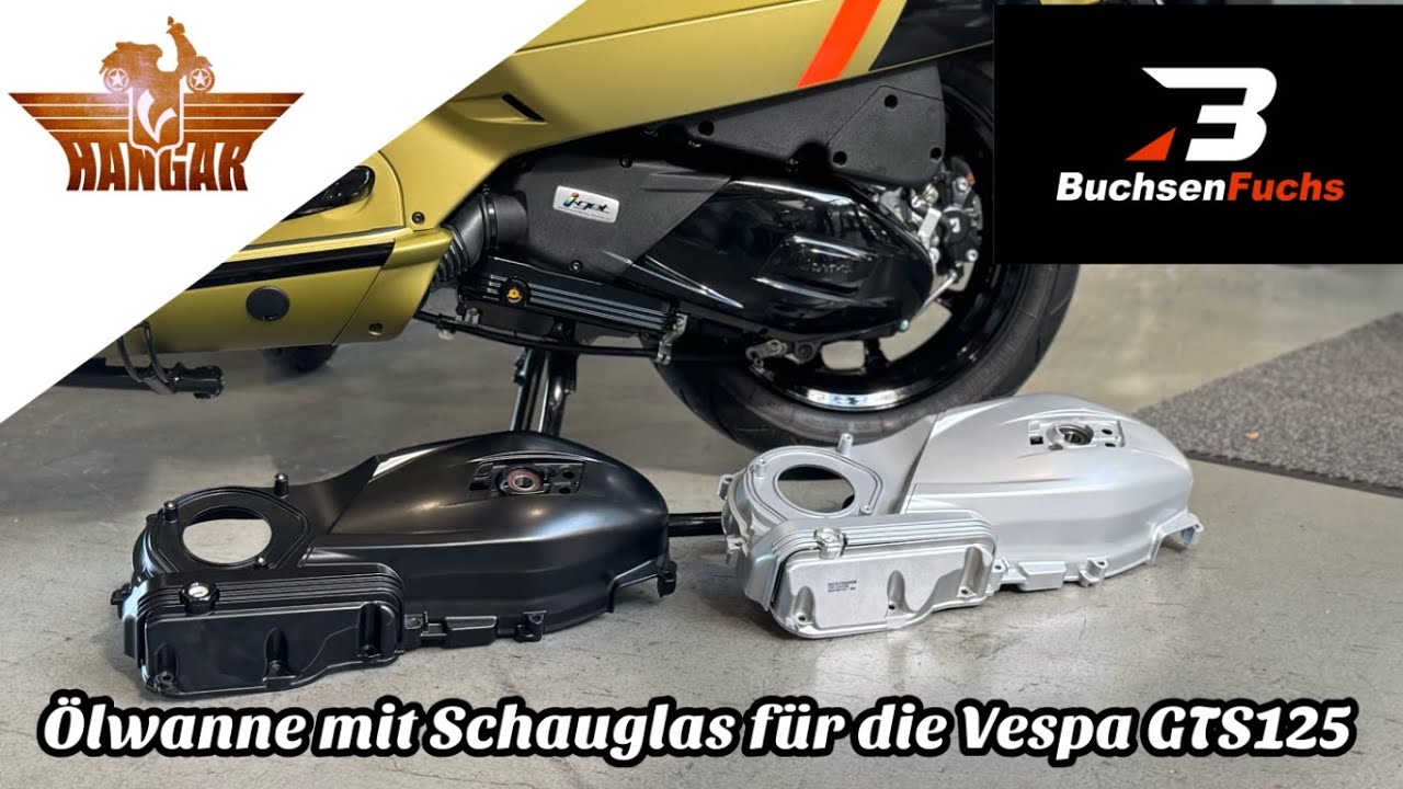 Ölwanne Buchsenfuchs für Vespa GTS/​GTS Super/​Primavera/​Sprint 125/​150ccm 4T iGet