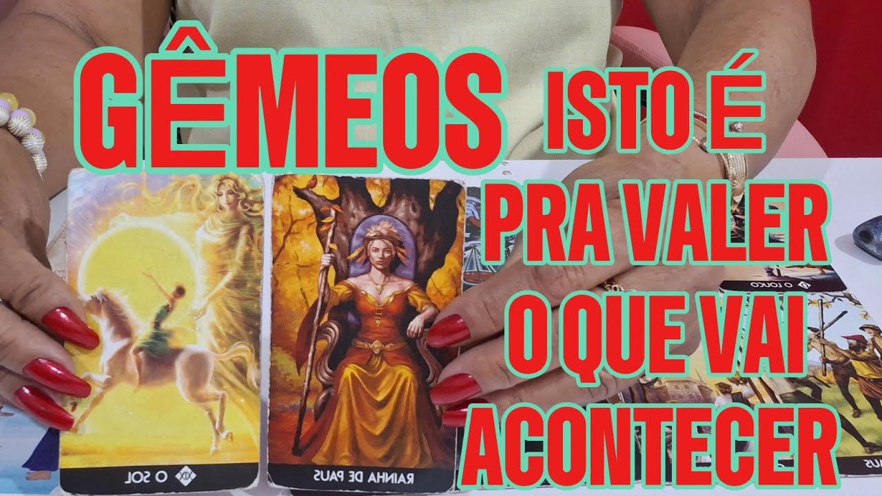 G&Ecirc;MEOS ♊️ JESUS MARIA JOS&Eacute;! &Eacute; URGENTE SABER! SENTA PRA NAO CAIR! ISSO VAI 🌈ACONTECER!