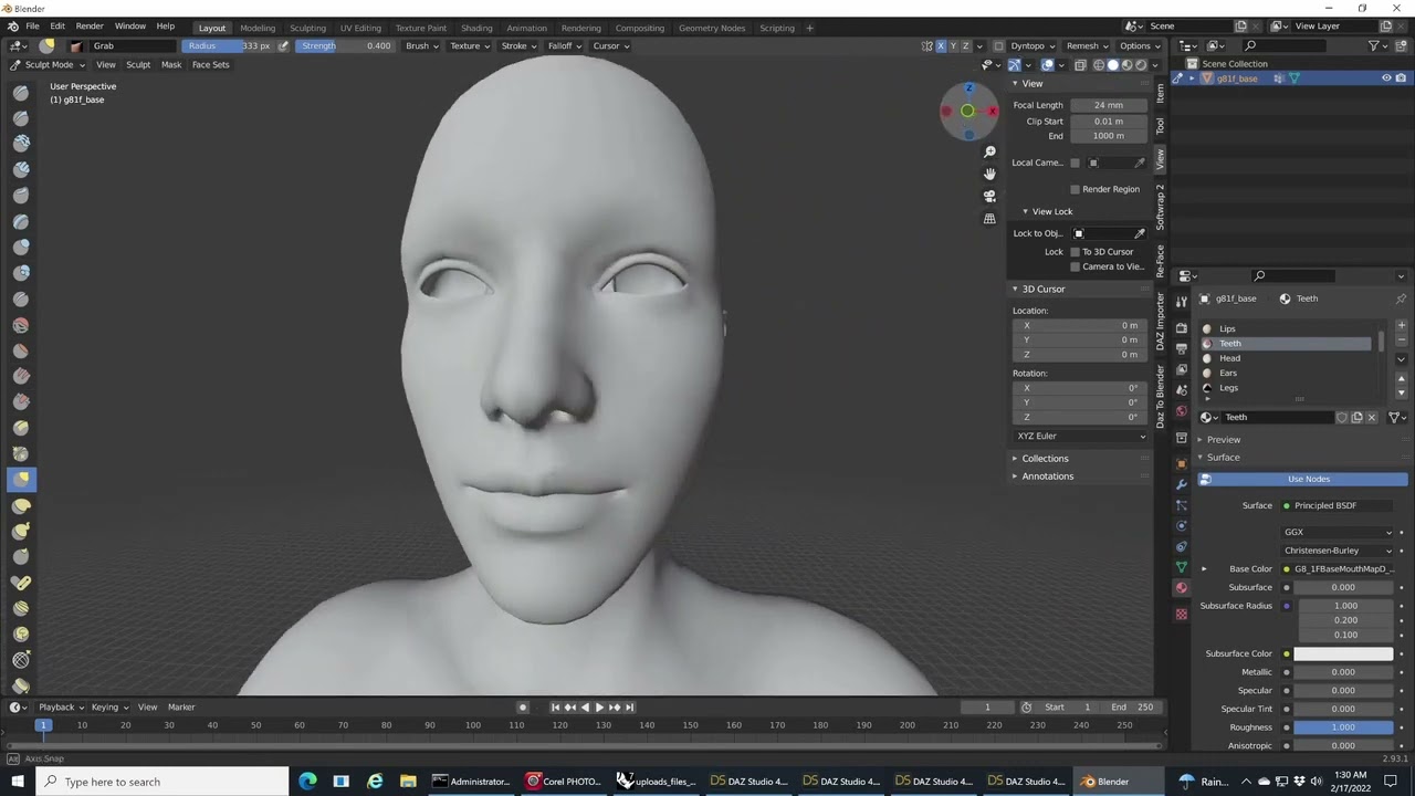 Daz Morphs with Blender 2022
