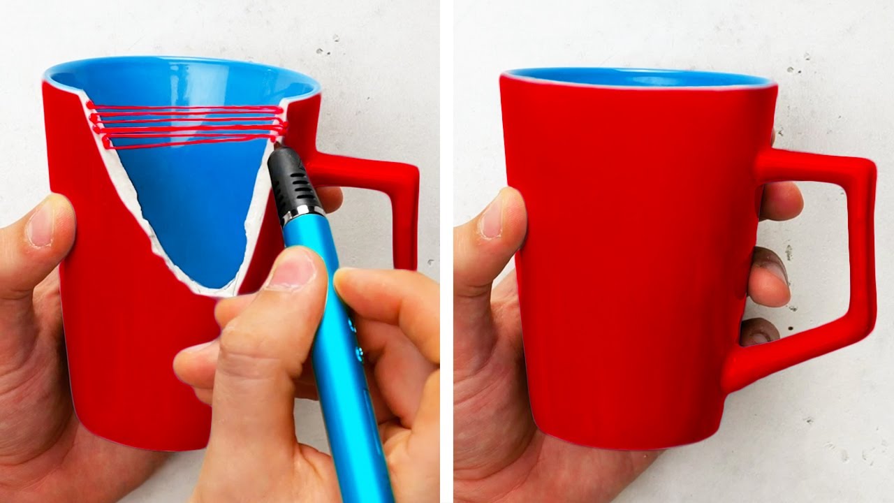 3D-PEN KAN JE LEVEN VERBETEREN || 35 HERGEBRUIK EN RECYCLE AMBACHTEN EN DOE-HET-ZELVERS
