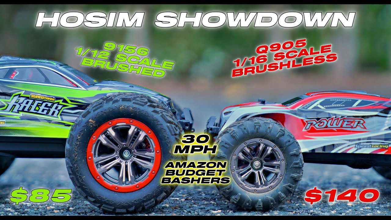 Amazon Budget RC Cars - Hosim 9156 & Q905 Brushed vs Brushless Under $150 RC Cars