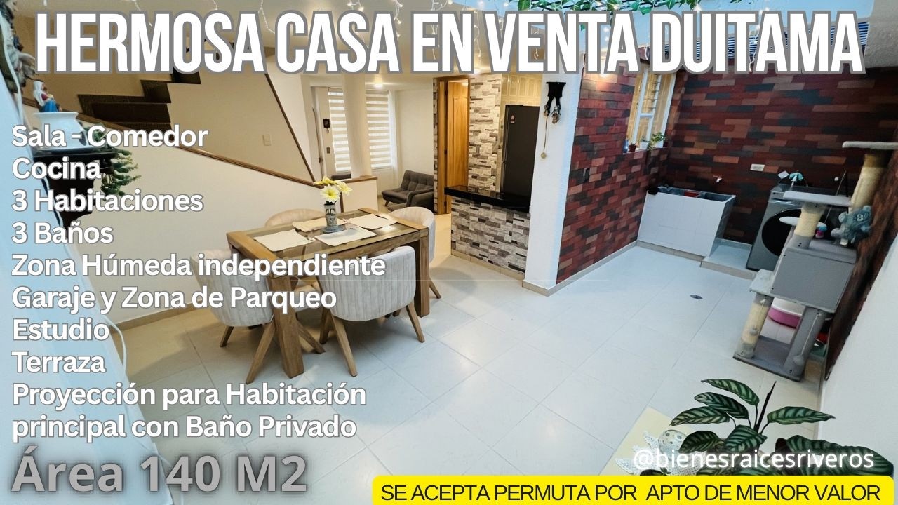 😍 *HERMOSA CASA EN VENTA DUITAMA* 🏠