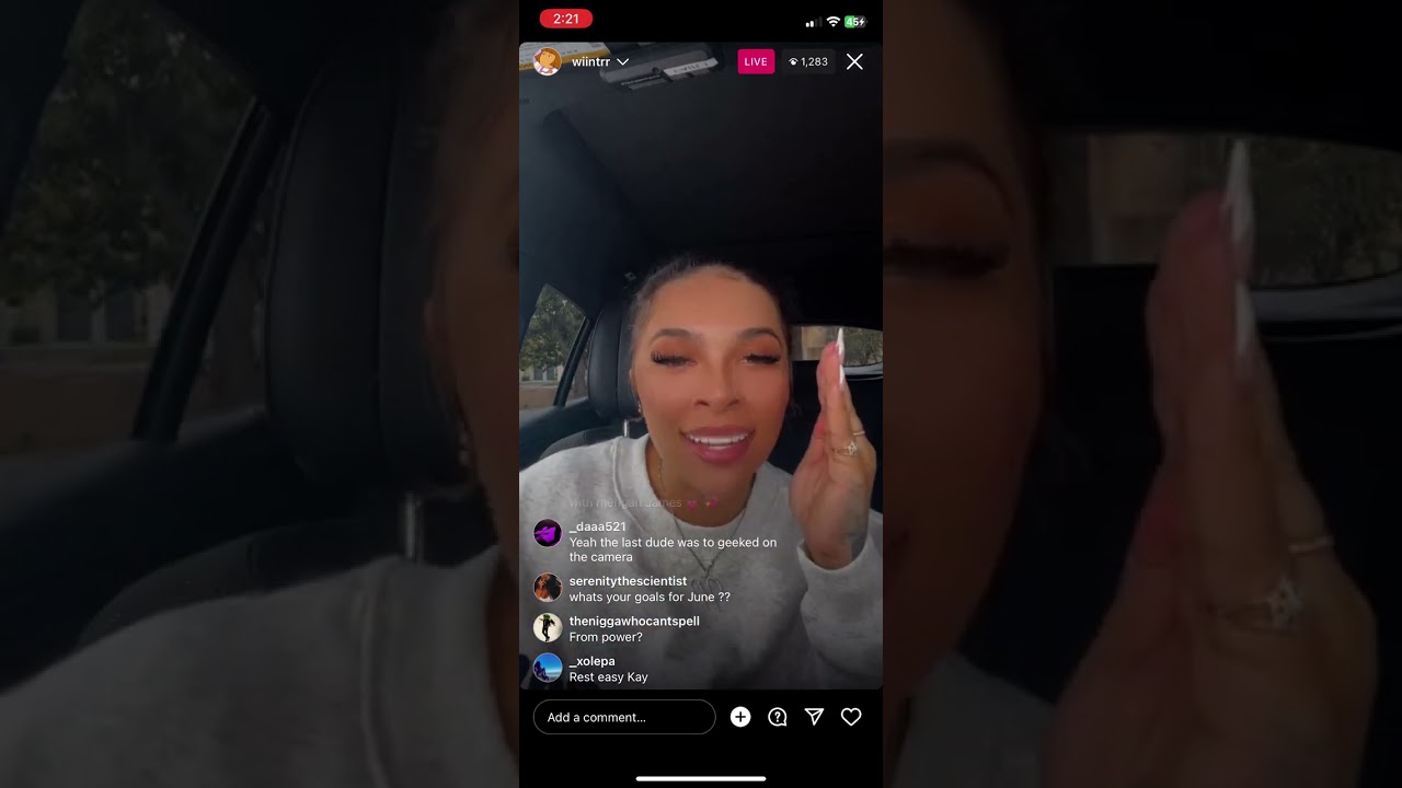 Winter Goes Live And Talks About Her And Jacky Os Estranged Relationship She Also Defends B Simmone