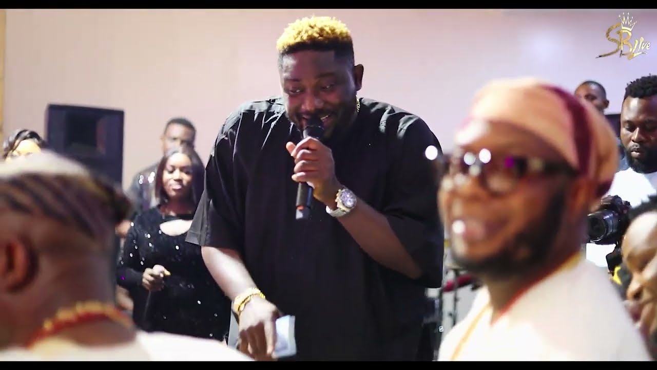 SB LIVE ICONIC LIVE PERFORMANCE AT VICTORIA & TOMIDE’S LAGOS LUXURY WEDDING