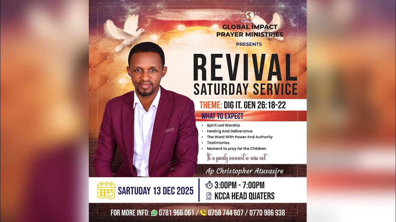 Holy Communion Service @Kon KCCA Headquarters Opposite the Ugandan Parliament on 20/12/2025