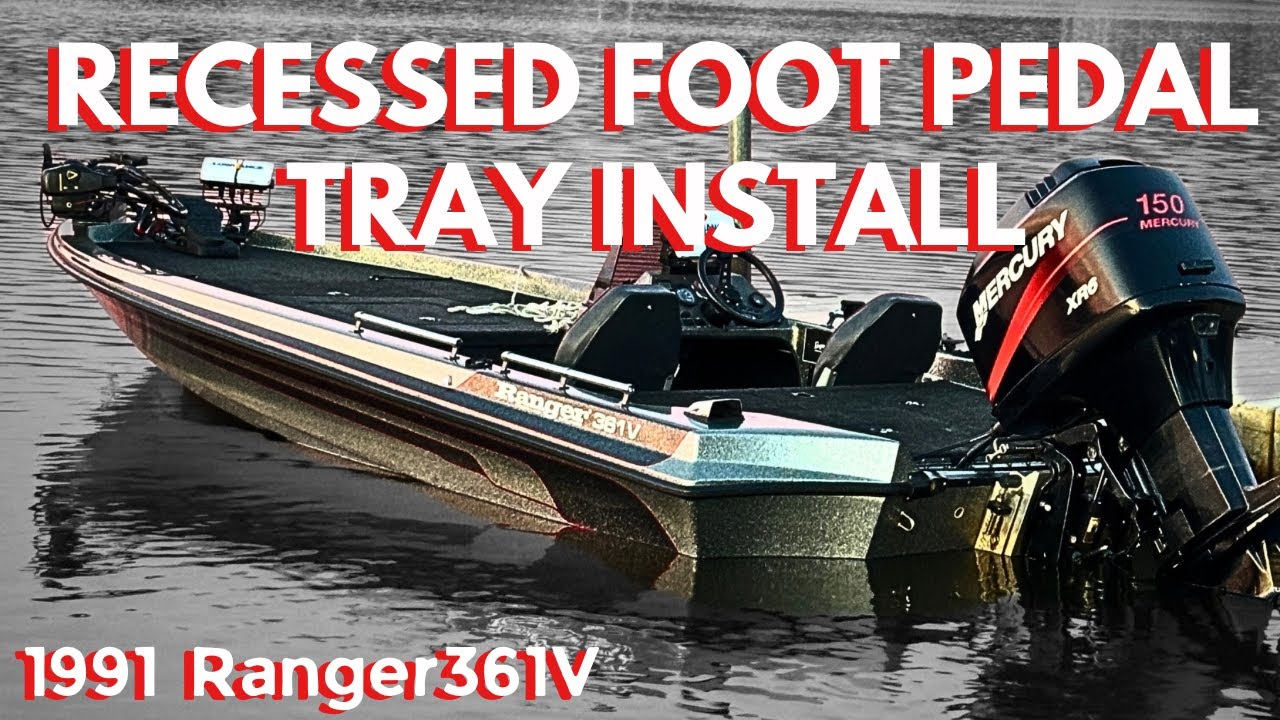 Установка утопленной педали для мотора троллинга Baldwin Ironworks (Ranger 361V 1991 года) на лод...