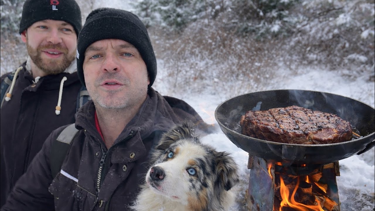 Winter Steak ASMR Forest 