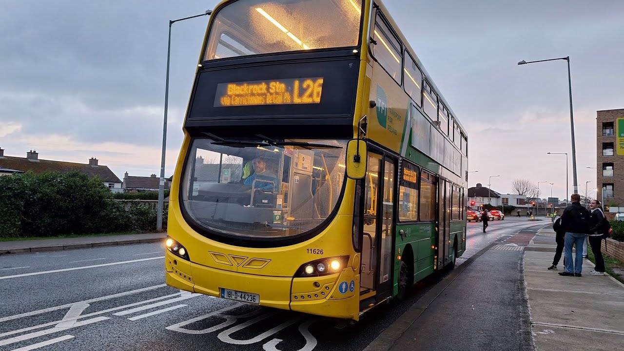 FULL ROUTE VISUAL | Route L26 | Blackrock to Kiltiernan | Volvo B5TL | 11626 | 28/1/25