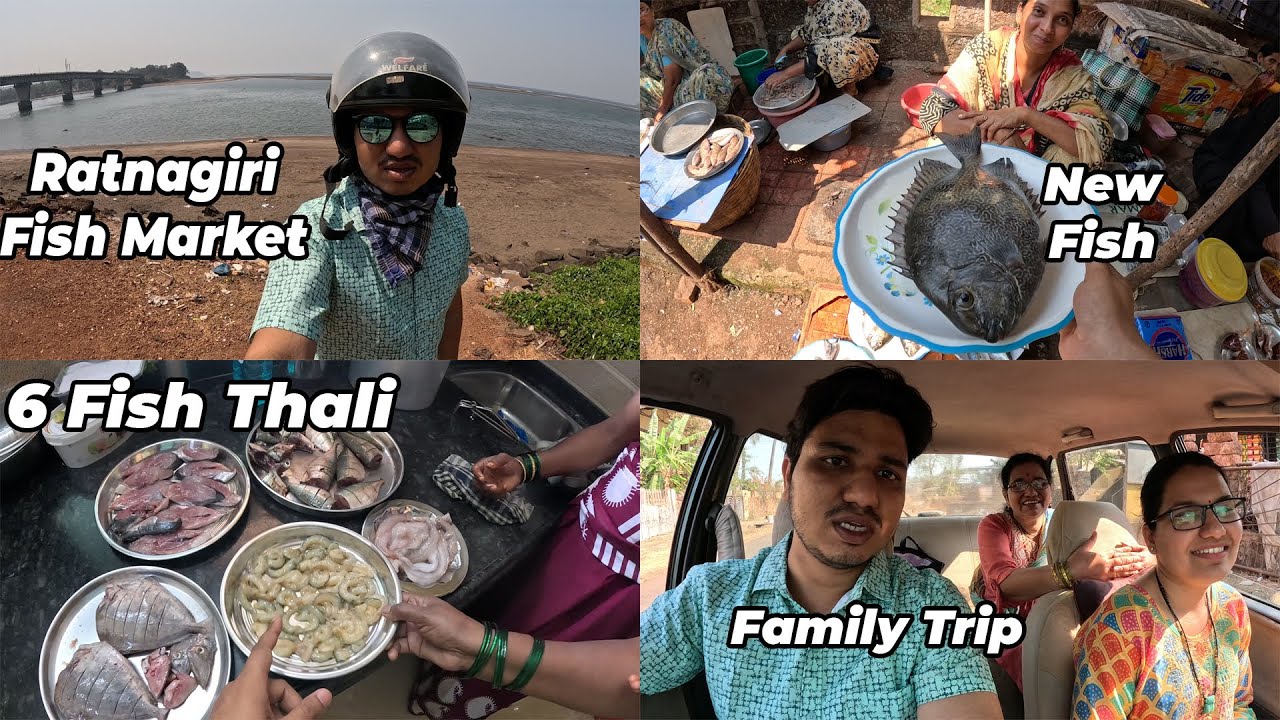 सुरमई पापलेट 6 थाळी | 6 Surmai Paplet Fish Thali | Rajiwada Fish Market | Shubhangi Keer