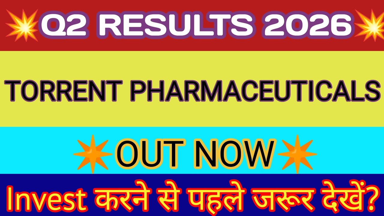 Torrent Pharma Q2 Results 2025 🔴 Torrent Pharma Results 🔴 Torrent Pharma Share Latest News